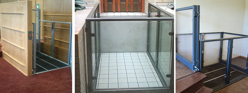 Screw Driven Platform lift for JD Sports in Chester
